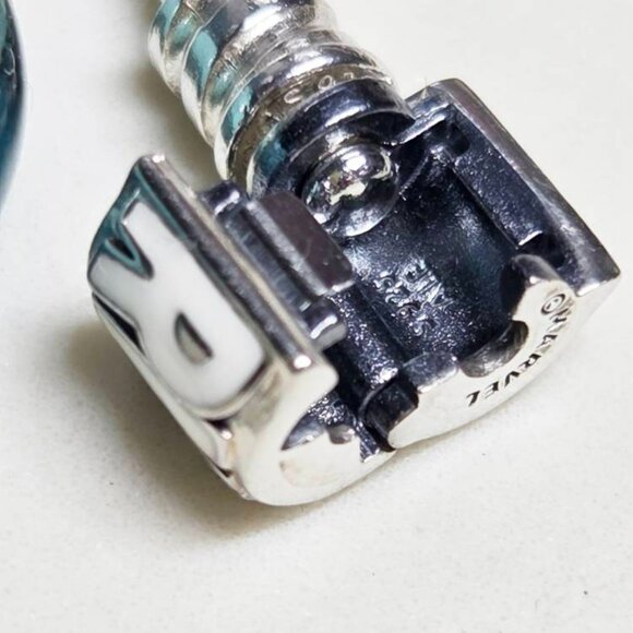 Authentic Pandora Marvel Clasp Bracelet Sterling Silver Retired 7 Inches - Picture 2 of 8